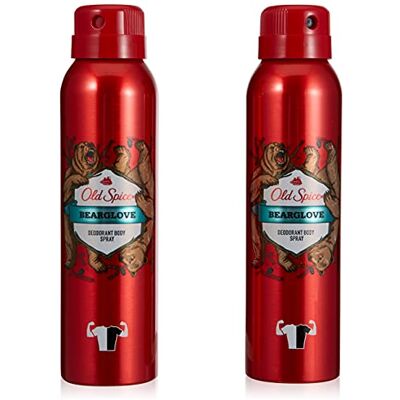 Old Spice Bearglove Deodorantspray 150 ml (300 ml) 2 stuks Old Spice Bearglove Deodorantspray 150 ml (300 ml) 2 stuks