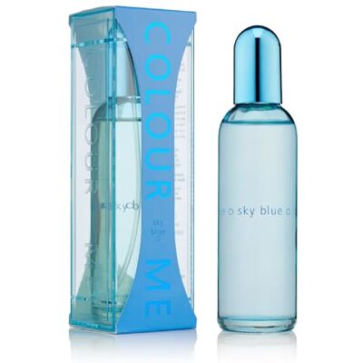 Colour Me Sky Blue Perfume for Women. 100 ml Eau de Parfum Luxury Parfum voor dames, langdurige damesparfum van Milton-Lloyd Colour Me Sky Blue Perfume for Women. 100 ml Eau de Parfum Luxury Parfum voor dames, langdurige damesparfum van Milton-Lloyd