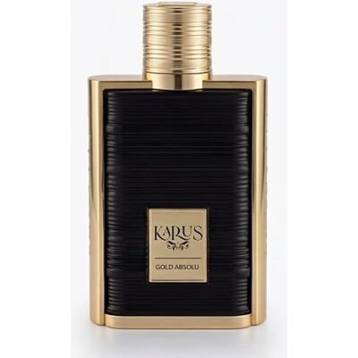 KHADLAJ PERFUMES Khadlaj Karus Gold Absolu 100 ml Eau de Parfum Vaporisateur Unisexe Bergamote et Cassis, Cœur de Violette et Jasmin, Fond de Cèdre et Tonka, Floral Fruité Boisé, Parfum Longue Durée KHADLAJ PERFUMES Khadlaj Karus Gold Absolu 100 ml Eau de Parfum Vaporisateur Unisexe Bergamote et Cassis, Cœur de Violette et Jasmin, Fond de Cèdre et Tonka, Floral Fruité Boisé, Parfum Longue Durée