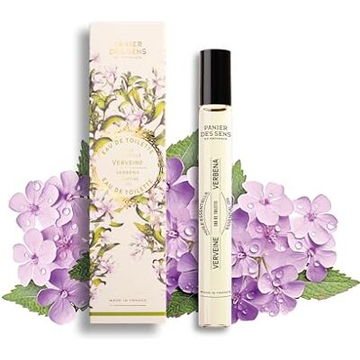 Panier des Sens Roll-On parfum verbena, 10 ml, fris citroen Reisformaat met frisse en tonische geur, noten van verbena, citroen, eucalyptus, rozemarijn en muskus. Panier des Sens Roll-On parfum verbena, 10 ml, fris citroen Reisformaat met frisse en tonische geur, noten van verbena, citroen, eucalyptus, rozemarijn en muskus.