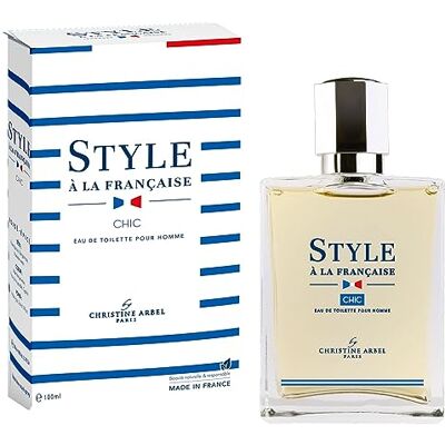 Christine Arbel Paris Eau de toilette voor heren, Franse stijl, 100 ml, gemaakt in Frankrijk Christine Arbel Paris Eau de toilette voor heren, Franse stijl, 100 ml, gemaakt in Frankrijk