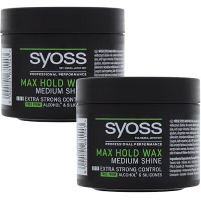 Syoss Set van 2 extra sterke waswas, medium glans, 150 ml Syoss Set van 2 extra sterke waswas, medium glans, 150 ml
