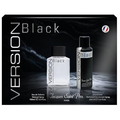 Ulric de Varens Set VERSION Black Parfum Jacques Saint Prés Bevat: 1 Eau de Toilette 100 ml 1 Deodorant 200 ml Ulric de Varens Set VERSION Black Parfum Jacques Saint Prés Bevat: 1 Eau de Toilette 100 ml 1 Deodorant 200 ml