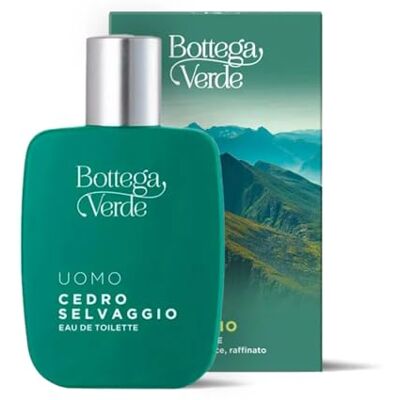 Bottega Verde Eau de toilette voor heren, wilde ceder, 50 ml Bottega Verde Eau de toilette voor heren, wilde ceder, 50 ml