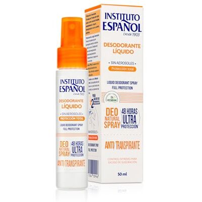 Instituto Español Deodorantspray 50 ml totale bescherming Instituto Español Deodorantspray 50 ml totale bescherming