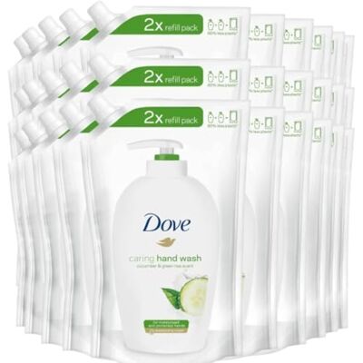 Dove Navulverpakking Vloeibare Handzeep Komkommer 500 ml (30 Stuks) Dove Navulverpakking Vloeibare Handzeep Komkommer 500 ml (30 Stuks)