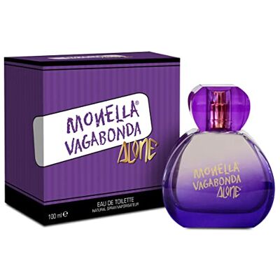 DIAMOND INTERNATIONAL MONELLA VAGABONDA Alone Eau de Toilette Damesgeur met houtachtige, bloemige en amberkleurige geur, zachte geur, 100 ml DIAMOND INTERNATIONAL MONELLA VAGABONDA Alone Eau de Toilette Damesgeur met houtachtige, bloemige en amberkleurige geur, zachte geur, 100 ml