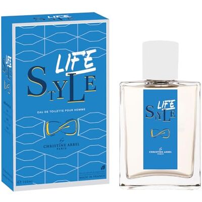 Christine Arbel Life Style Eau de toilette voor heren, spray, 100 ml, zeemand, houtachtig Christine Arbel Life Style Eau de toilette voor heren, spray, 100 ml, zeemand, houtachtig