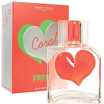 Jeanne Arthes Sweet Sixteen Coral Eau de Parfum voor dames, 1 stuk Jeanne Arthes Sweet Sixteen Coral Eau de Parfum voor dames, 1 stuk