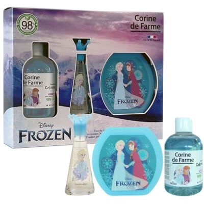 Corine de Farme Set voor kinderen, ijskoningin EDT30 + schuimbad Kinderbox – aardbei – cadeau-idee voor meisjes – eau de toilette en schuimbad Corine de Farme Set voor kinderen, ijskoningin EDT30 + schuimbad Kinderbox – aardbei – cadeau-idee voor meisjes – eau de toilette en schuimbad