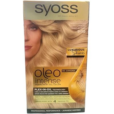 Syoss Oleo Intense Haarverf 9.10 lichtblond 115 ml Syoss Oleo Intense Haarverf 9.10 lichtblond 115 ml