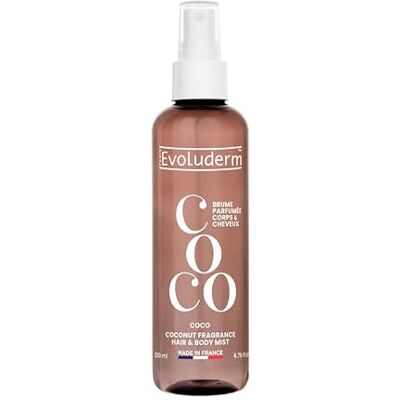 Evoluderm Kokos geurmist – 200 ml – 97% ingrediënten van natuurlijke oorsprong – veganistisch – gemaakt in Frankrijk Evoluderm Kokos geurmist – 200 ml – 97% ingrediënten van natuurlijke oorsprong – veganistisch – gemaakt in Frankrijk