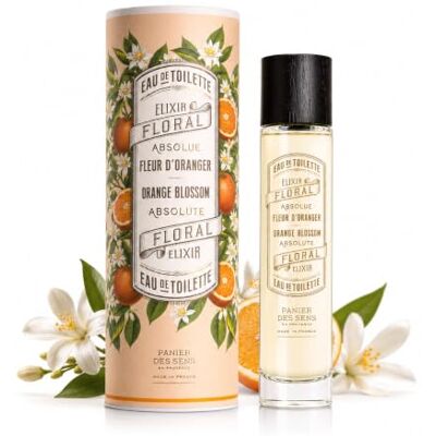 Panier des Sens Eau de Toilette voor dames, oranje bloemen, parfum voor lichaam en haar voor dames, bloemengeur, gemaakt in Frankrijk, 50 ml fles Panier des Sens Eau de Toilette voor dames, oranje bloemen, parfum voor lichaam en haar voor dames, bloemengeur, gemaakt in Frankrijk, 50 ml fles