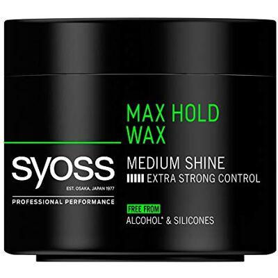 Syoss Max Hold Wax 150ml , 6 stuks Syoss Max Hold Wax 150ml , 6 stuks