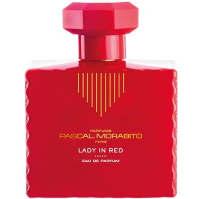 Pascal Morabito Lady in rood 100 ml parfumwater dames Pascal Morabito Lady in rood 100 ml parfumwater dames