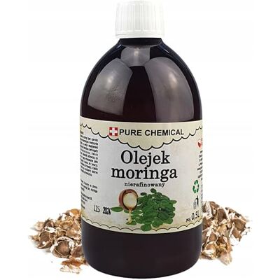 Pure CHOSA Moringa-olie, 500 ml Moringa-olie, 500 ml, regenererend, hydraterend Pure CHOSA Moringa-olie, 500 ml Moringa-olie, 500 ml, regenererend, hydraterend