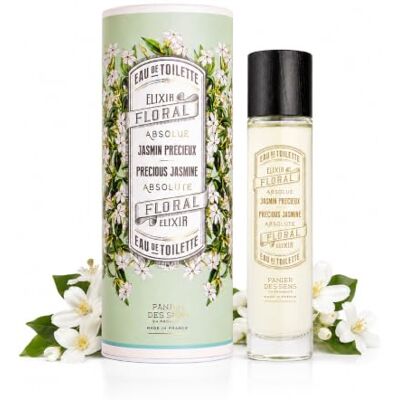 Panier des Sens Eau de toilette Jasmin parfum voor dames, natuurlijke cosmetica, Made in France, 50 ml Parfum floral blanc Jasmin, tubéreuse et musc blanc Eau de toilette légère, jusqu'à 4 h Cadeau français pour elle Panier des Sens Eau de toilette Jasmin parfum voor dames, natuurlijke cosmetica, Made in France, 50 ml Parfum floral blanc Jasmin, tubéreuse et musc blanc Eau de toilette légère, jusqu'à 4 h Cadeau français pour elle