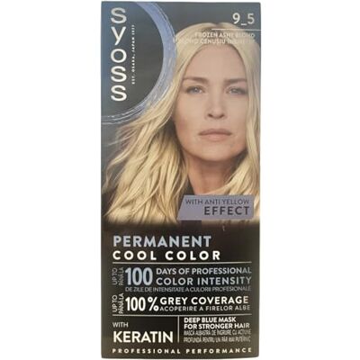 Syoss 3 stuks haarverf 9-5 koud parelblond 3 x 115 ml Syoss 3 stuks haarverf 9-5 koud parelblond 3 x 115 ml