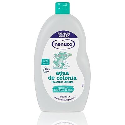 Nenuco Eau de Cologne, originele geur, met minder alcohol, spaarformaat 1100 ml Nenuco Eau de Cologne, originele geur, met minder alcohol, spaarformaat 1100 ml