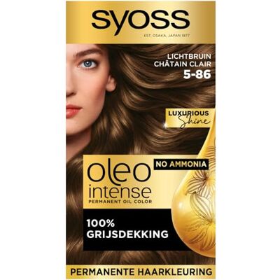 Syoss Oleo Intense haarverf 5-86 lichtbruin Syoss Oleo Intense haarverf 5-86 lichtbruin