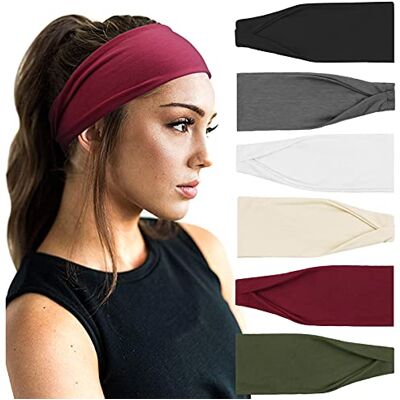 DRESHOW 6-delige haarband voor dames, yoga, hardlopen, sport, training, schattige haarbanden, accessoires Eén maat DRESHOW 6-delige haarband voor dames, yoga, hardlopen, sport, training, schattige haarbanden, accessoires Eén maat