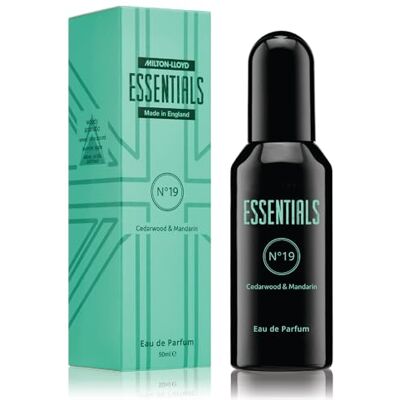 Milton ESSENTIALS No 19 Perfume for Men. 50 ml Eau de Parfum, Luxury Fragrance Heren Aftershave, Long Lasting Fragrance by Milton ESSENTIALS No 19 Perfume for Men. 50 ml Eau de Parfum, Luxury Fragrance Heren Aftershave, Long Lasting Fragrance by