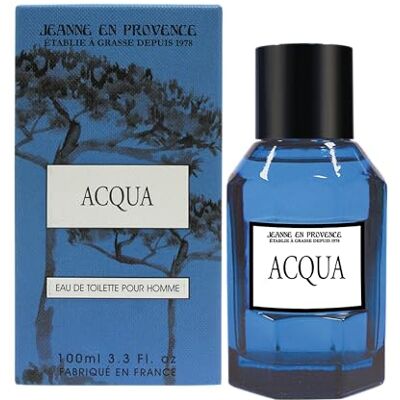 Jeanne Arthes JEANNE EN PROVENCE Parfum voor heren Acqua Eau de toilette spuitfles 100 ml gemaakt in Frankrijk in Grasse Jeanne Arthes JEANNE EN PROVENCE Parfum voor heren Acqua Eau de toilette spuitfles 100 ml gemaakt in Frankrijk in Grasse