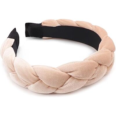 DRESHOW Gevlochten haarbanden voor vrouwen fluwelen haarring gekruiste elastische haarbanden accessoires DRESHOW Gevlochten haarbanden voor vrouwen fluwelen haarring gekruiste elastische haarbanden accessoires