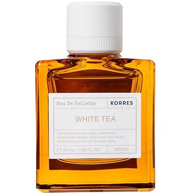 KORRES WHITE TEA Eau de toilette voor dames, dermatologisch getest, veganistisch, 50 ml KORRES WHITE TEA Eau de toilette voor dames, dermatologisch getest, veganistisch, 50 ml
