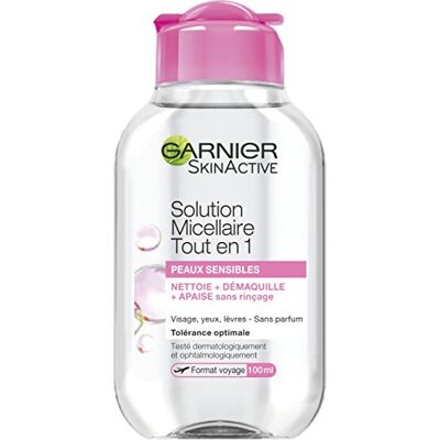 Garnier SkinActive alles-in-één micellaire oplossing alle huidtypes, zelfs gevoelig reisformaat 100 ml Garnier SkinActive alles-in-één micellaire oplossing alle huidtypes, zelfs gevoelig reisformaat 100 ml