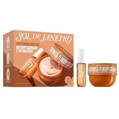Sol de Janeiro Cheirosa 71 Cozy Cravings Body Duo cadeauset met parfumspray 30 ml en bodycrème, 240 ml, gelimiteerde editie Sol de Janeiro Cheirosa 71 Cozy Cravings Body Duo cadeauset met parfumspray 30 ml en bodycrème, 240 ml, gelimiteerde editie