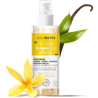 Solinotes Droge Vanilleolie Gezicht Lichaam Haar 100 ml Solinotes Droge Vanilleolie Gezicht Lichaam Haar 100 ml