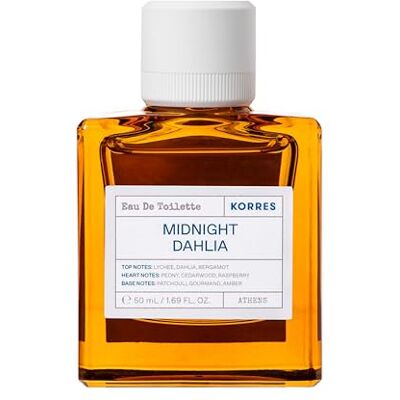 KORRES MIDNIGHT DAHLIA Eau de toilette voor dames, dermatologisch getest, veganistisch, 50 ml KORRES MIDNIGHT DAHLIA Eau de toilette voor dames, dermatologisch getest, veganistisch, 50 ml