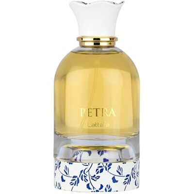 Lattafa Petra Eau de Parfum voor dames en heren, kokosnoot, praline, muskus, vanille Lattafa Petra Eau de Parfum voor dames en heren, kokosnoot, praline, muskus, vanille