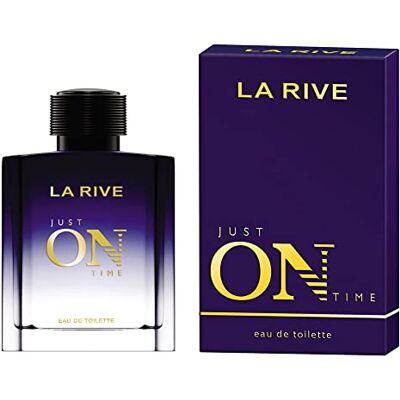 LA RIVE Just On Time Eau de Toilette Spray voor heren, 100 ml LA RIVE Just On Time Eau de Toilette Spray voor heren, 100 ml