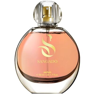 SANGADO De onvergetelijke geur voor dames, 8-10 uur lang, luxe geur, oosterse bloemen, fijne Franse essences, extra concentraat, 50 ml spray SANGADO De onvergetelijke geur voor dames, 8-10 uur lang, luxe geur, oosterse bloemen, fijne Franse essences, extra concentraat, 50 ml spray