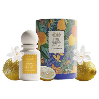 Panier des Sens Zeste Riviera damesparfum – frisse citroengeur – vrouwelijke geur voor dagelijks gebruik – eau de parfum ontwikkeld in Grasse, Frankrijk – cadeau voor dames – elegante doos Panier des Sens Zeste Riviera damesparfum – frisse citroengeur – vrouwelijke geur voor dagelijks gebruik – eau de parfum ontwikkeld in Grasse, Frankrijk – cadeau voor dames – elegante doos