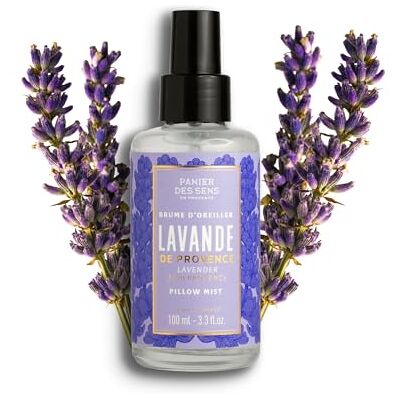 Panier des Sens Spray Oreiller Lavande & Ambre Chaud 100ml Spray Sommeil pour Relaxation Oreiller Lavande Naturelle 94% Brume Parfumée Apaisante Fabriqué en France Panier des Sens Spray Oreiller Lavande & Ambre Chaud 100ml Spray Sommeil pour Relaxation Oreiller Lavande Naturelle 94% Brume Parfumée Apaisante Fabriqué en France
