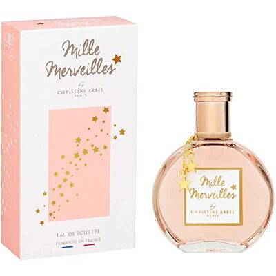 Christine Arbel Paris Eau de Toilette Mille Merveilles Parfum Spray voor dames, 75 ml, gemaakt in Frankrijk Christine Arbel Paris Eau de Toilette Mille Merveilles Parfum Spray voor dames, 75 ml, gemaakt in Frankrijk