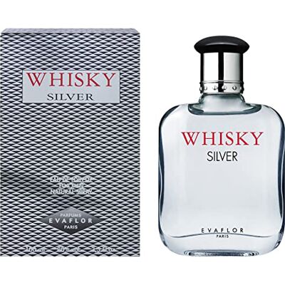 Evaflor WHISKY Silver • Eau de toilette 100 ml • verstuiver • herengeur • PARIS Evaflor WHISKY Silver • Eau de toilette 100 ml • verstuiver • herengeur • PARIS