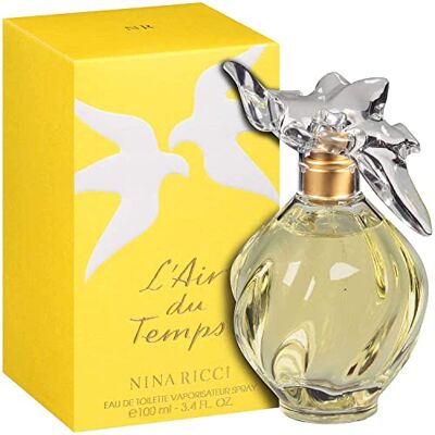 Nina Ricci L'Air du Temps Eau de Toilette Spray voor dames, 100 ml Nina Ricci L'Air du Temps Eau de Toilette Spray voor dames, 100 ml
