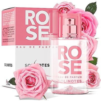 Solinotes Damesgeur Rose – eau de parfum bloemige en rustgevende geur – perfect cadeau voor haar – 50 ml Solinotes Damesgeur Rose – eau de parfum bloemige en rustgevende geur – perfect cadeau voor haar – 50 ml