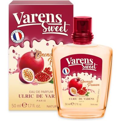 Ulric de Varens Varens Sweet Grenade Passion Eau de Parfum Fleuri, Fruité Damesgeur Spray Made in France 50 ml Ulric de Varens Varens Sweet Grenade Passion Eau de Parfum Fleuri, Fruité Damesgeur Spray Made in France 50 ml