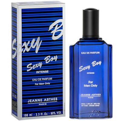 Jeanne Arthes Sexy Boy Intense herenparfum Eau de Parfum spuitfles 100 ml gemaakt in Frankrijk tot vet Jeanne Arthes Sexy Boy Intense herenparfum Eau de Parfum spuitfles 100 ml gemaakt in Frankrijk tot vet