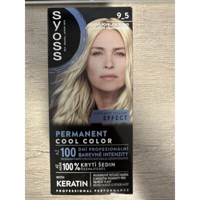 Syoss 9-5 Frozen Pearlblond Permanente Haarverf, 1 stuk Syoss 9-5 Frozen Pearlblond Permanente Haarverf, 1 stuk