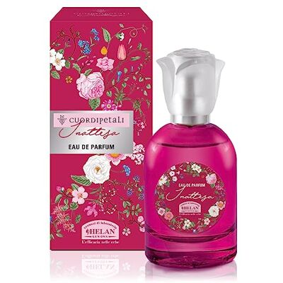 Helan , Bloemenhart, onverwacht, parfum voor dames, eau de parfum, levendige en exotische noten met bergamot, saffraan, kardemoon en kruidige Elemi en Sichuan-peper, 50 ml, gemaakt in Italië Helan , Bloemenhart, onverwacht, parfum voor dames, eau de parfum, levendige en exotische noten met bergamot, saffraan, kardemoon en kruidige Elemi en Sichuan-peper, 50 ml, gemaakt in Italië