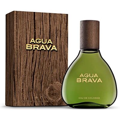 AGUA BRAVA Eau de Cologne voor heren, langdurig, zeegeur, sportief, fris, klassiek en elegant, noten van hout, citrusvruchten, kruiden en muskus, ideaal voor de dag, 100 ml AGUA BRAVA Eau de Cologne voor heren, langdurig, zeegeur, sportief, fris, klassiek en elegant, noten van hout, citrusvruchten, kruiden en muskus, ideaal voor de dag, 100 ml