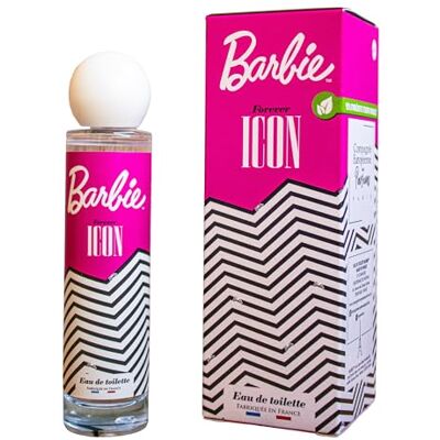 Christine Arbel BARBIE Forever Icon Eau de toilette voor dames, 50 ml, gemaakt in Frankrijk, bloemengeur amber Christine Arbel BARBIE Forever Icon Eau de toilette voor dames, 50 ml, gemaakt in Frankrijk, bloemengeur amber