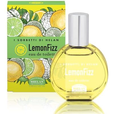 Helan , I Sorbetti LemonFizz parfum voor dames en heren met citroen, gember en vanille, geuren gemaakt in Italië, 30 ml Helan , I Sorbetti LemonFizz parfum voor dames en heren met citroen, gember en vanille, geuren gemaakt in Italië, 30 ml