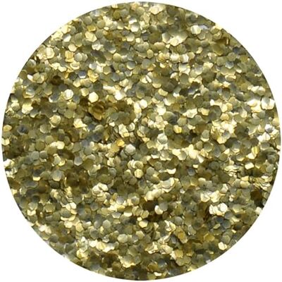 Eulenspiegel 907481 – organische glitter, goudkleurig, 6 g, biologisch afbreekbaar, pailletten voor gezicht en lichaam Eulenspiegel 907481 – organische glitter, goudkleurig, 6 g, biologisch afbreekbaar, pailletten voor gezicht en lichaam